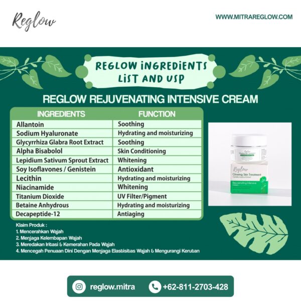 cream reglow skincare